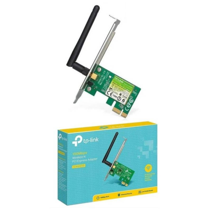 Placa De Red Wifi Interna Tp-link Tl-wn781nd PCI-E 150Mbps