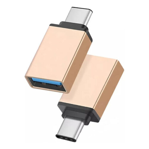 Adaptador OTG tipo-C - vista de ambos extremos