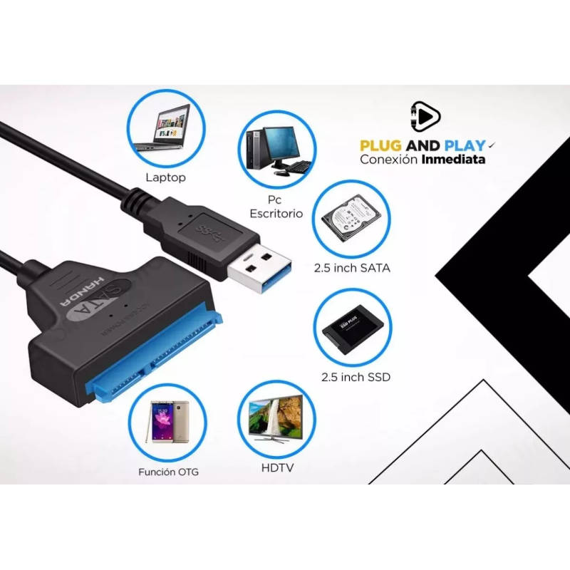 Adaptador USB 3.0 a SATA Handa M-K042