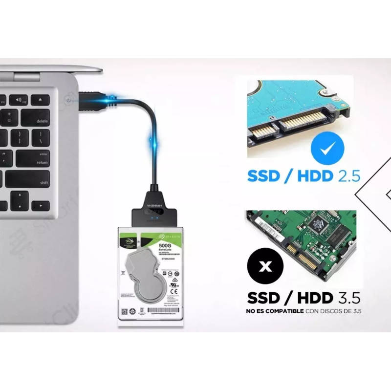 Adaptador USB 3.0 a SATA Handa M-K042
