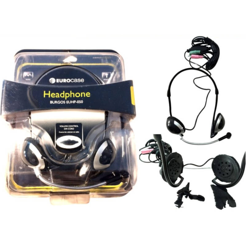 Auriculares Eurocase Burgos EUHP-050 para computadora (outlet) Auriculares Eurocase Burgos EUHP-050 para computadora (outlet)