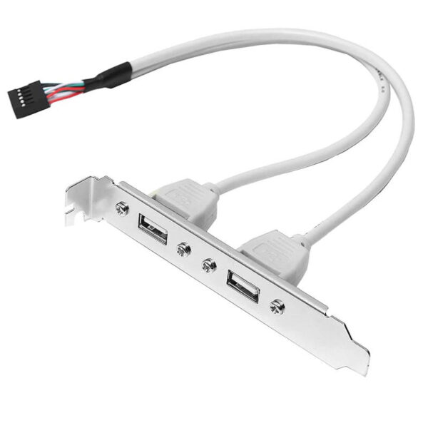 Bracket chapa slot USB 2.0 de 2 puertos - presentación del producto Bracket chapa slot USB 2.0 de 2 puertos - presentación del producto