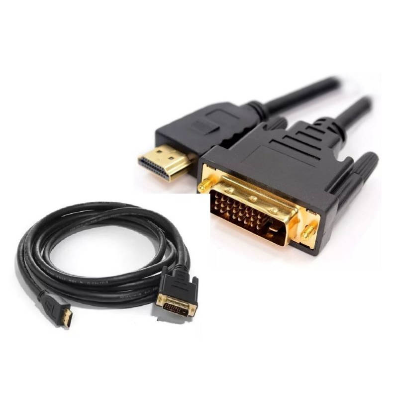 Cable HDMI macho a DVI-I macho 24plus1 1.4 metros