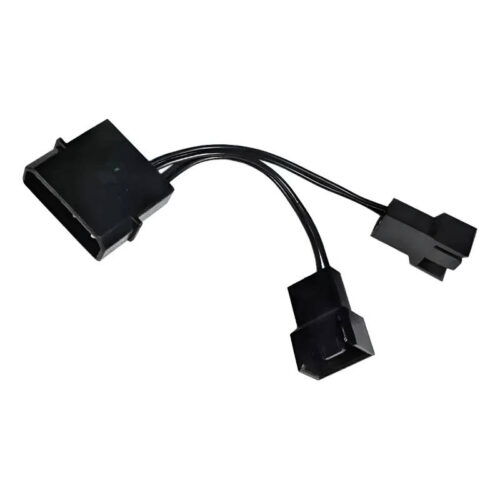 Cable adaptador Molex a 2 coolers 3-4 pines Divisor Splitter - cable completo
