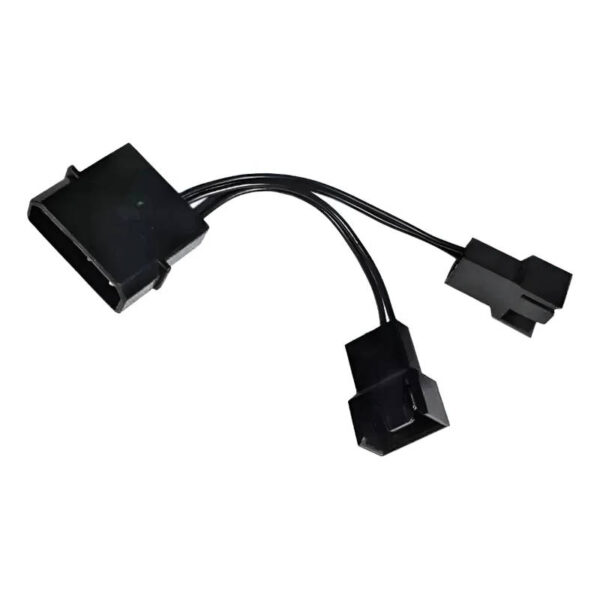 Cable adaptador Molex a 2 coolers 3-4 pines Divisor Splitter - cable completo