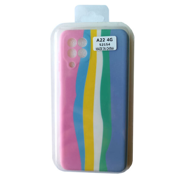 Funda para celular Samsung A22 4G - modelo olas colores pastel Funda para celular Samsung A22 4G - modelo olas colores pastel