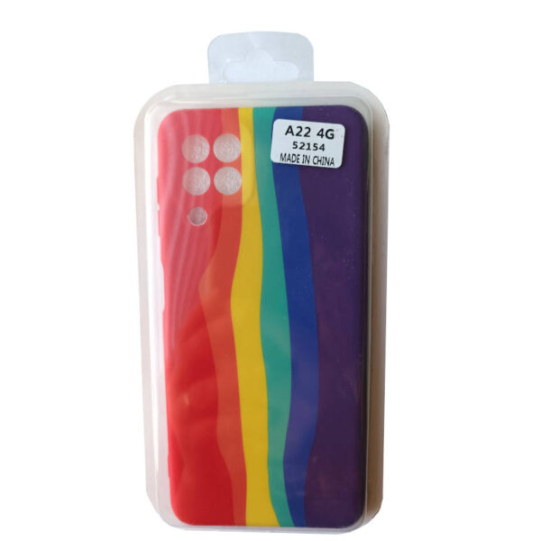 Funda para celular Samsung A22 4G - modelo olas colores instensos Funda para celular Samsung A22 4G