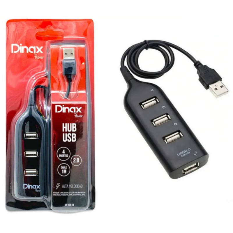 Hub USB Dinax de 4 USB