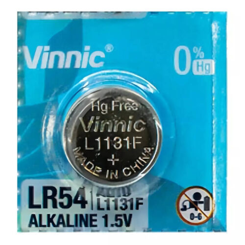 Pilas Vinnic AG10 L1131F LR54 189 LR1130 Blíster x10 unidades - imagen de la pila