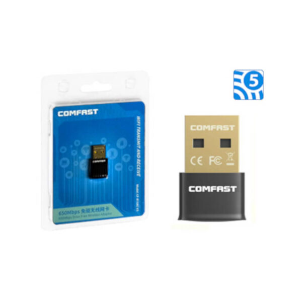 Placa de red Wifi USB Comfast CF-WU811AC - versión azul Placa de red Wifi USB Comfast CF-WU811AC - versión azul