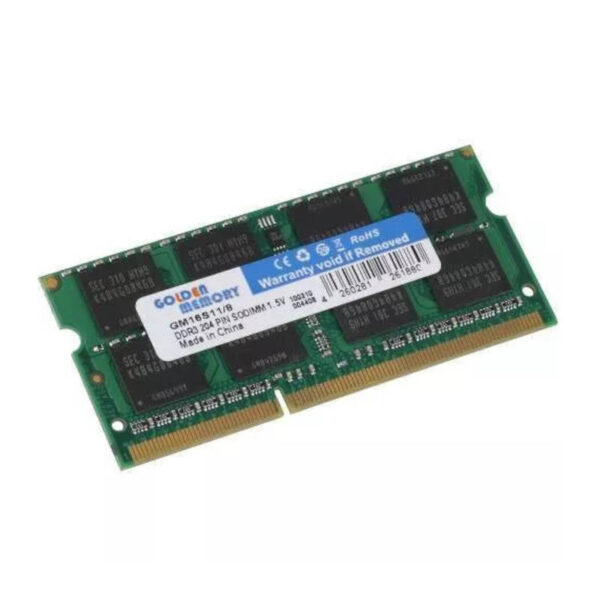 Memoria SODIMM DDR3 8GB 1600Mhz Golden - en embalaje