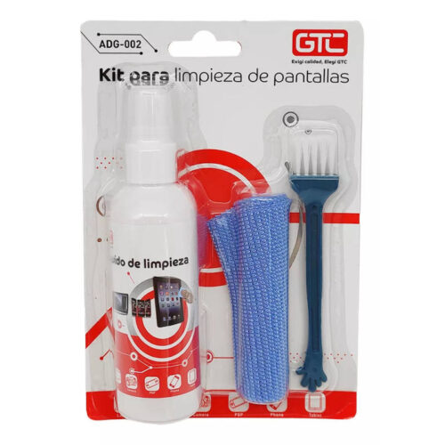 Kit para limpieza de pantallas GTC ADG-002 - blíster vista frontal