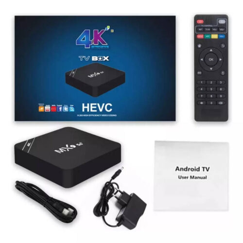 TV Box XM-10 - caja con su contenido