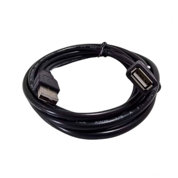 Cable alargue USB 2.0 AM-AH 1.8 metros Kolke - cable completo Cable alargue USB 2.0 AM-AH 1.8 metros Kolke
