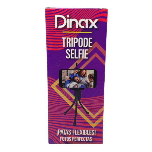 Mini trípode con soporte para celular Dinax DX-TRIFLEX88 - caja