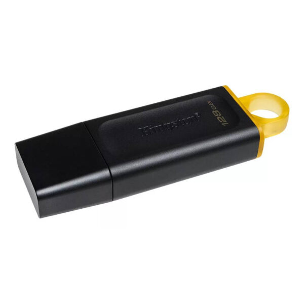 Pendrive Kingston DataTraveler Exodia DTX 128GB – USB 3.2 - vista lateral con tapa Pendrive Kingston DataTraveler Exodia DTX 128GB – USB 3.2 - vista lateral con tapa