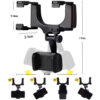 Soporte de celular para retrovisor HD-71065 - medidas