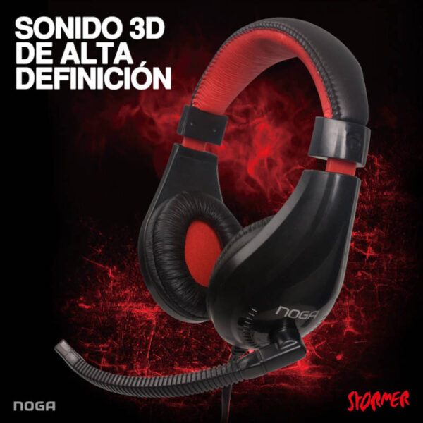 Auricular gamer Noga Stormer NG-8620 - sonido de alta definición