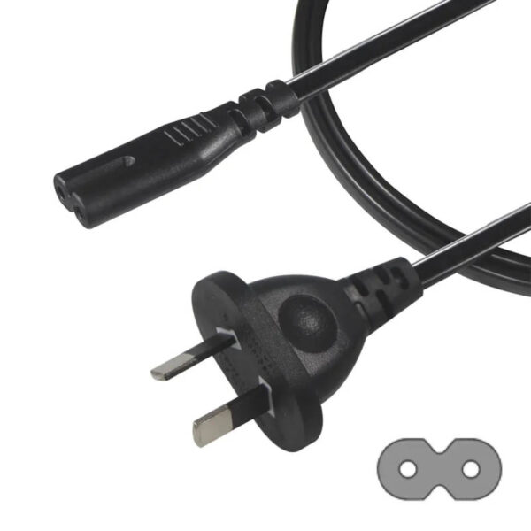 Cable power tipo 8 - extremos del cable Cable power tipo 8 - extremos del cable