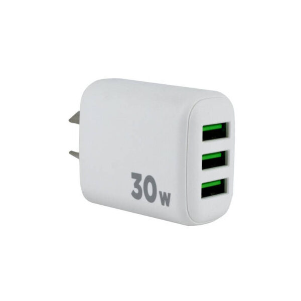 Cargador 220V Xaea Intensify - 3 USB + cable tipo C