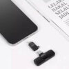 Micrófono corbatero inalámbrico con receptor tipo C y adaptador iPhone K8 - cómo conectar al celular