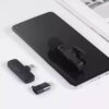 Micrófono corbatero inalámbrico con receptor tipo C y adaptador iPhone K8 - dispositivos junto con un celular