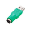 Adaptador USB macho a PS2 hembra - vista del conector PS2