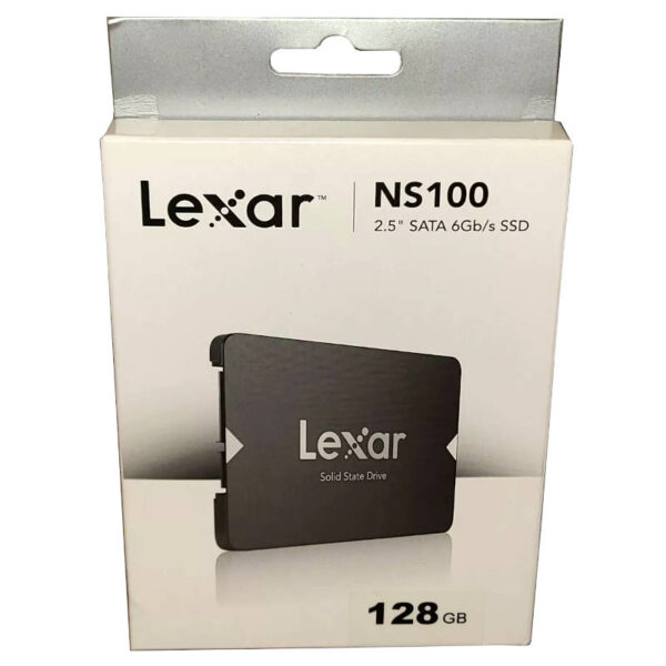 Disco sólido SSD 128GB Lexar NS100 - caja - frente