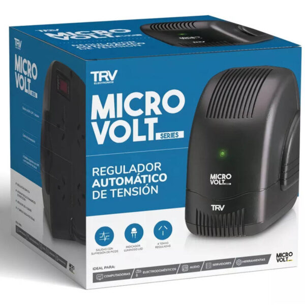 Estabilizador de tensión Micro Volt L 1200 - caja Estabilizador de tensión Micro Volt L 1200 - caja