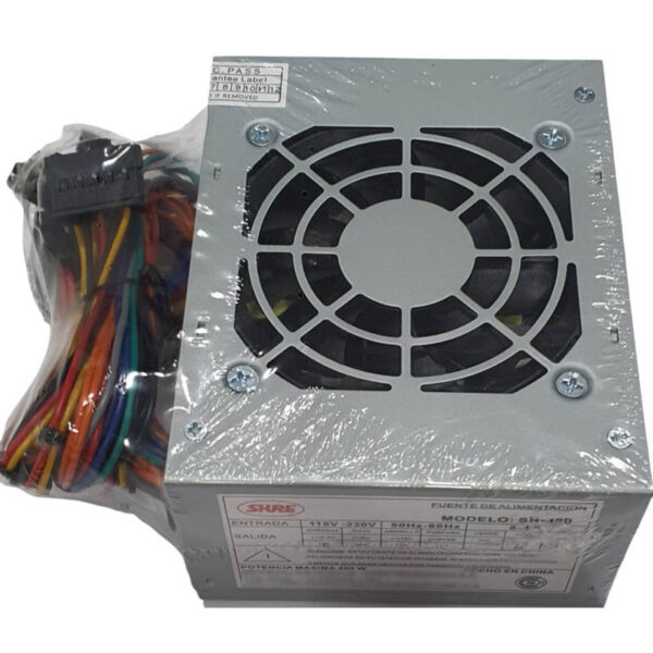 Mini fuente PC ATX 450W Shure SH-450