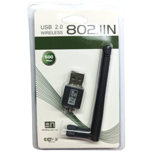 Placa de red Wifi USB con antena - producto en blíster