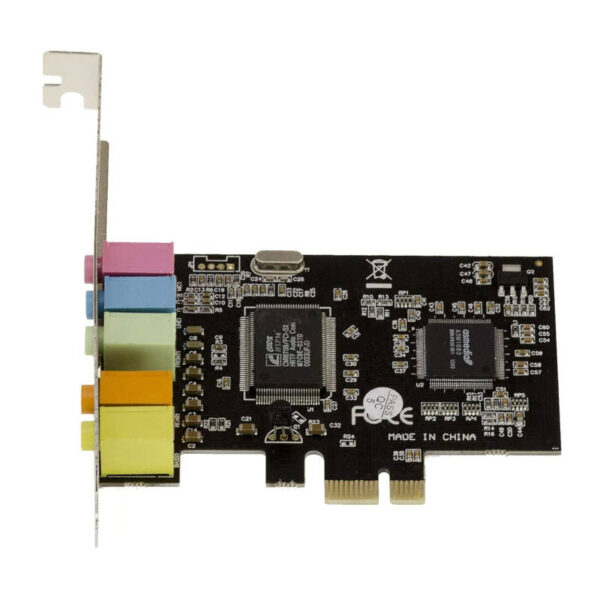 Placa de sonido PCI-e Cmedia CMI8738-PCI-6CH-SX - vista de planta Placa de sonido PCI-e Cmedia CMI8738-PCI-6CH-SX - vista de planta