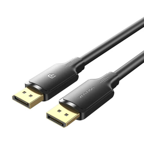 Cable Displayport V1.2 4K 1 metro Vention - extremos del cable