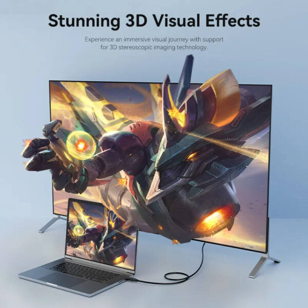 Cable Displayport V1.2 4K 1 metro Vention - soporta 3d