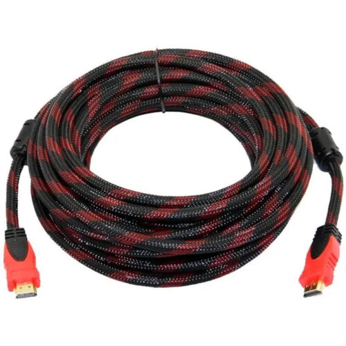 Cable HDMI 10 metros mallado - cable enrollado