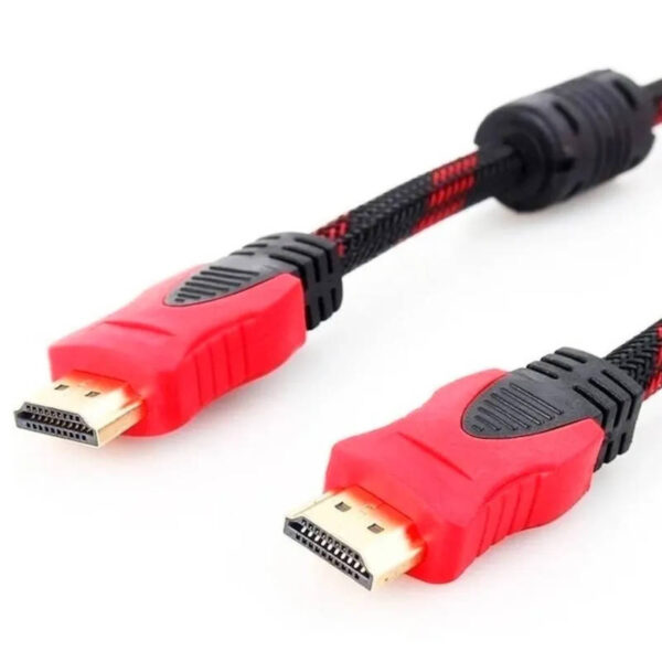 Cable HDMI 10 metros mallado - extremos del cable Cable HDMI 10 metros mallado