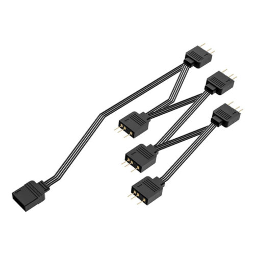 Cable splitter ARGB digital Addressable 3pines 1X6 enchufes - cable