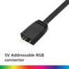 Controlador RGB con control remoto para LEDs digitales 5v - conectr RGB 5V Addressable