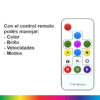 Controlador RGB con control remoto para LEDs digitales 5v - control remoto