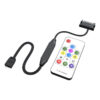 Controlador RGB con control remoto para LEDs digitales 5v - controlador y control remoto