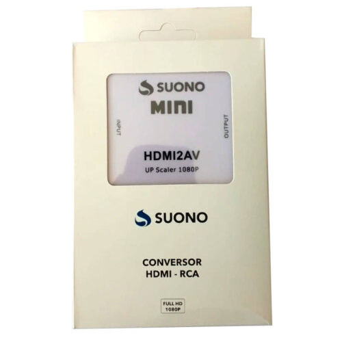 Conversor HDTV a AV (HDMI a RCA) Suono - caja