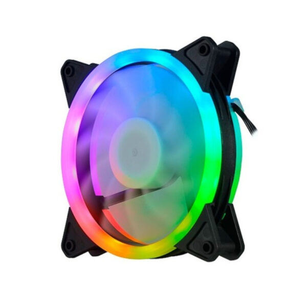Cooler turbina 120x120mm RGB Seisa HW12J02 - cooler encendido