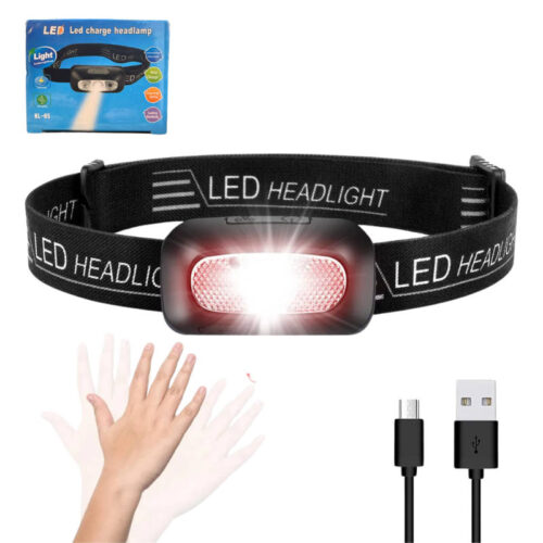 Linterna tipo minera con vincha LED recargable FA-HL-05