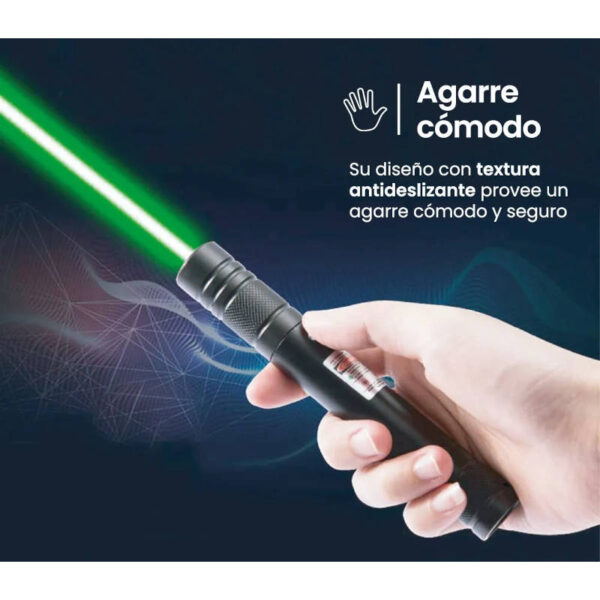 Puntero láser verde recargable Green Laser Pointer 303 - agarre cómodo
