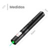 Puntero láser verde recargable Green Laser Pointer 303 - medidas