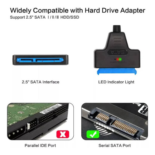Adaptador USB tipo C a SATA - compatibilidades