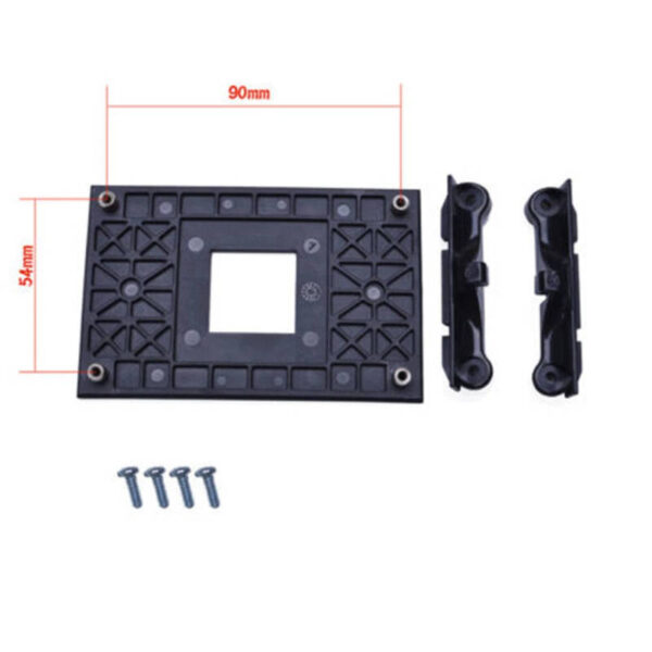 Base cooler bracket AMD AM4 A320 B350 X370 - desmontado y medidas Base cooler bracket AMD AM4 A320 B350 X370 - desmontado y medidas