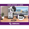 Cable Displayport a HDMI 4K 1.8 metros Dehuka - displayport a hdmi Cable Displayport a HDMI 4K 1.8 metros Dehuka - displayport a hdmi