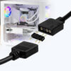 Cable splitter argb 5v 1 3 pines a 2 4 pines 30 cm - piezas conectoras con pines