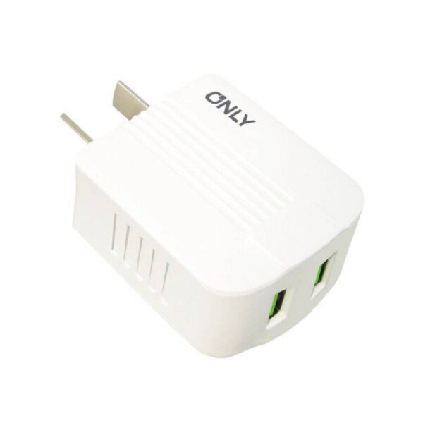 Cargador 220V Only Mod06 - 4.4A - 2 USB + cable Lightning